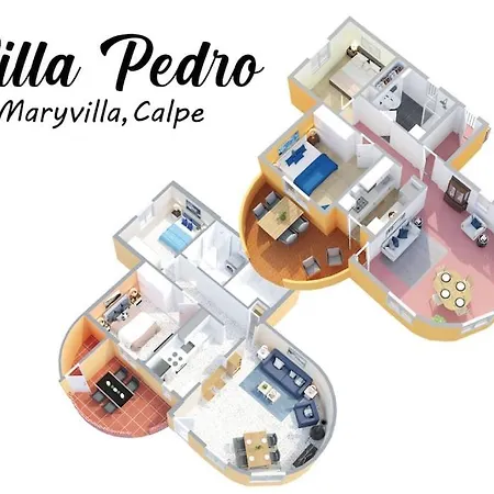 Spanish Style-villa, Heated Pool & Sea View