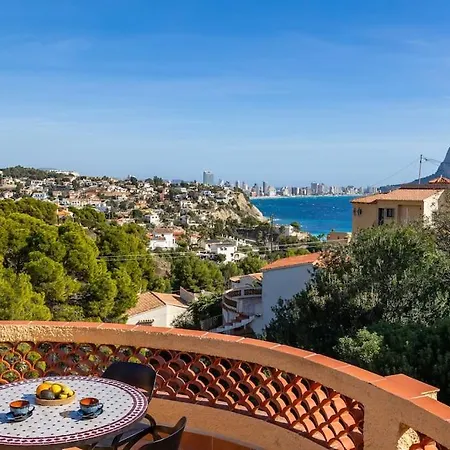 Spanish Style-villa, Heated Pool & Sea View Villa Calpe