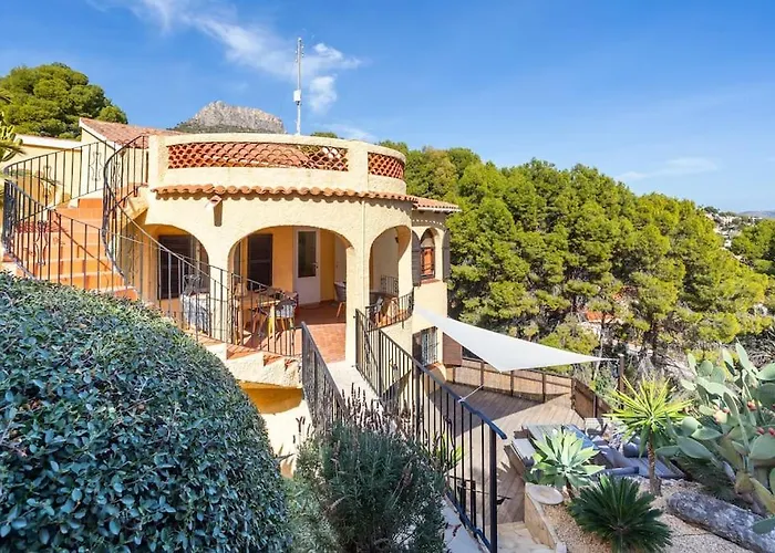 Spanish Style-villa, Heated Pool & Sea View * Calpe