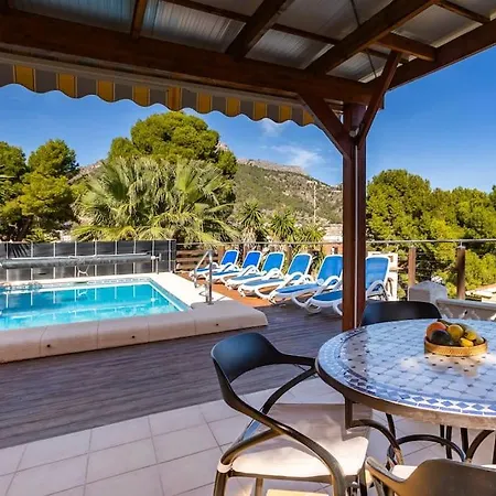 Spanish Style-villa, Heated Pool & Sea View Кальпе